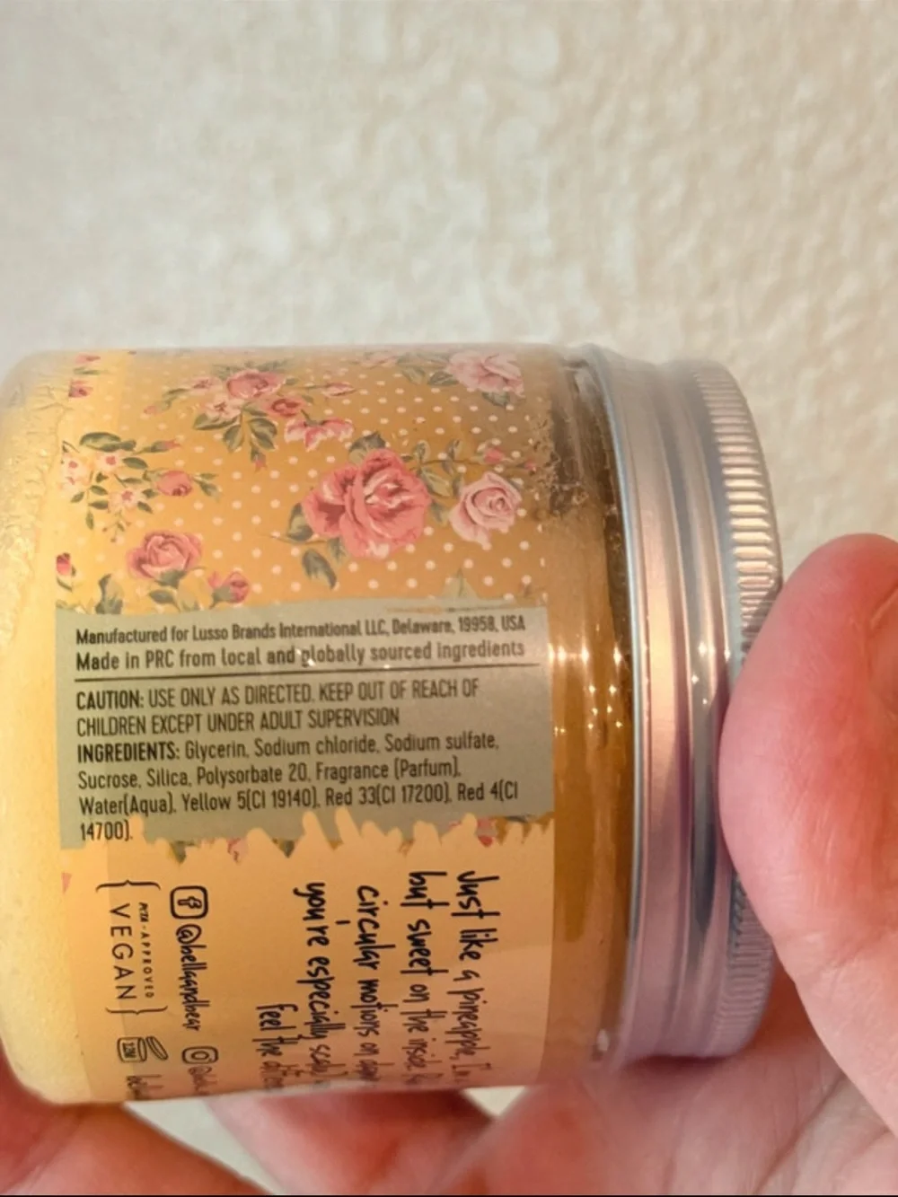 Pineapple Punch Body Scrub - Yellow